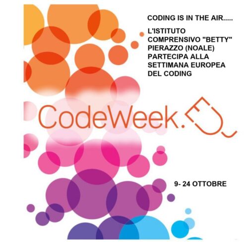 SETTIMANA DEL #CODEWEEK Dal 9 al 24 ottobre 2021