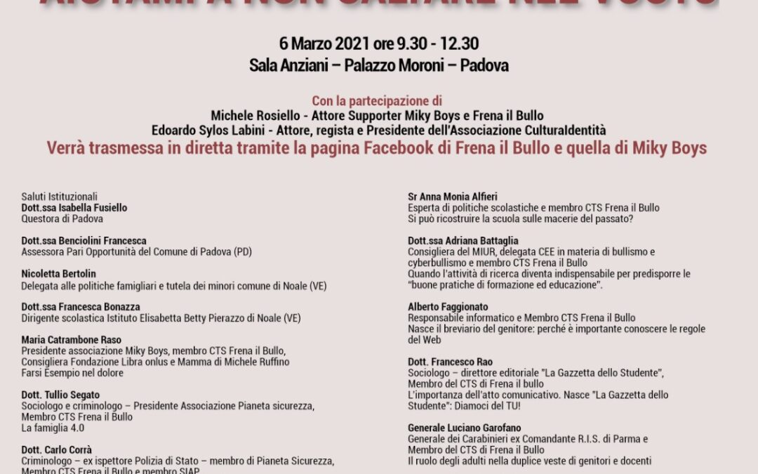 Webinar per genitori, docenti ed educatori per un uso consapevole dei Social Media