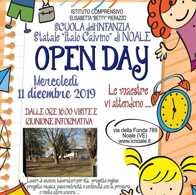 Open Day – Scuola dell’Infanzia “I. Calvino”